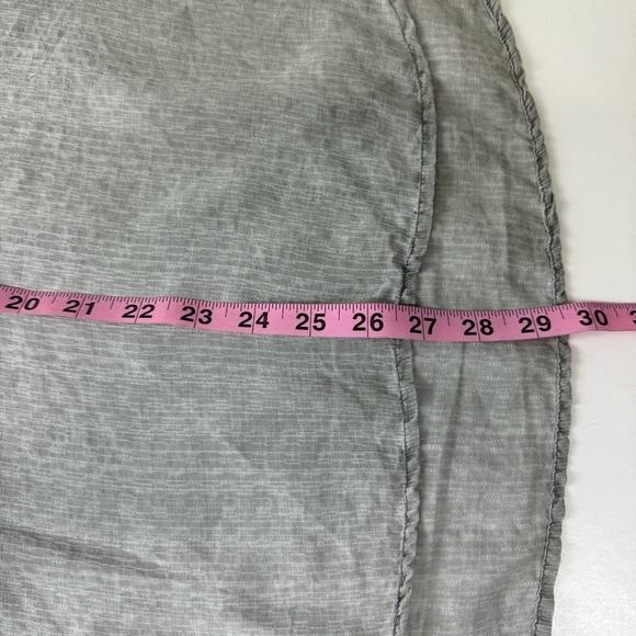 Bella Dahl Blouse Size  Large Gray Sleeveless Top Tencel Linen Blend - Picture 10 of 10